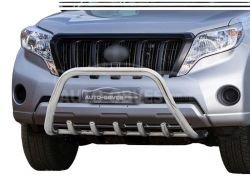 Front bar Toyota Prado 150 2014-2018 - type: without jumper фото 0