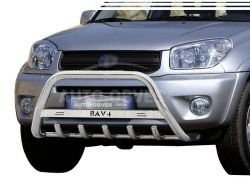 Bull bar Toyota Rav4 2000-2005 - type: with logo фото 0