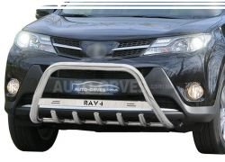 Bull bar Toyota Rav4 2013-2016 - type: with logo фото 0