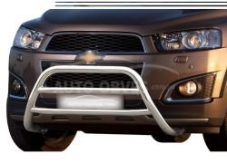 Bull bar Chevrolet Captiva 2011-2020 - type: 2 jumpers фото 0