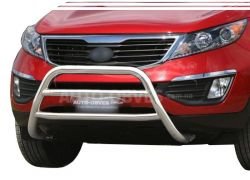 Front bar Kia Sportage 2010-2015 - type: 2 jumpers фото 0