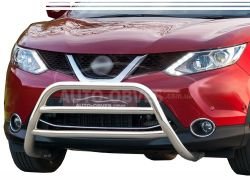 Кенгурятник Nissan Qashqai 2014-2017 - тип: на 2 перемычки фото 0