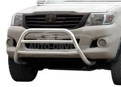 Кенгурятник Toyota Hilux 2006-2012 - тип: на 2 перемычки фото 0