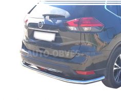 Nissan Rogue rear bumper protection - type: full bumper lining фото 0