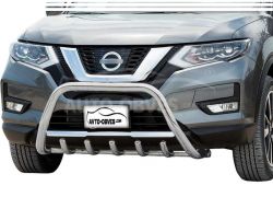 Barrel bar Nissan X-Trail 2017-2021 - type: without jumper фото 0