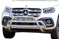 Кенгурятник Mercedes X class 2017-... - тип: на 2 перемички фото 0