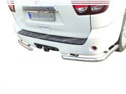 Защита заднего бампера Toyota Sequoia - тип: углы одинарные фото 2
