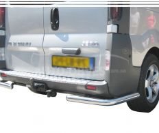 Renault Trafic rear bumper protection - type: single corners фото 0