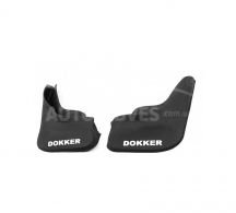 Mudguards Dacia Dokker 2013-... -type: rear 2pcs, medium quality, without fasteners фото 0