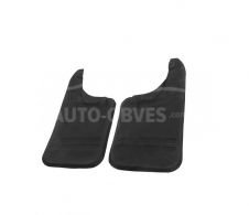 Mudguards Toyota Hilux 2012-2015 -type: rear long 2pcs, medium quality, without fasteners фото 0