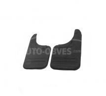 Mudguards Toyota Hilux 2012-2015 -type: rear short 2pcs, medium quality, without fasteners фото 0