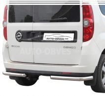 Opel Combo rear bumper protection - type: single corners фото 0