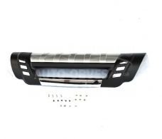 Задний диффузор Nissan Qashqai 2010-2014 - тип: серый пластик v2 фото 0