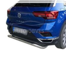 Volkswagen T-Roc rear bumper protection - type: U-shaped фото 0