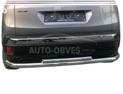 Rear bumper protection Peugeot 3008 2016-... - type: double, 5-7 days фото 0