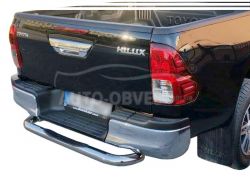 Rear bumper protection Toyota Hilux 2015-2020 фото 0