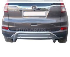 Rear bumper protection Honda CRV - type: U-shaped фото 0