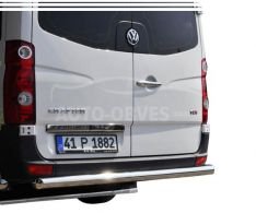 Rear bumper protection Mercedes Sprinter 2018-... - type: single pipe фото 0