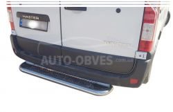 Rear bumper protection Nissan NV400, Opel Movano, Renault Master - type: platform фото 0