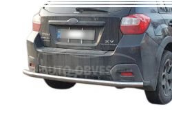 Subaru XV rear bumper protection - type: single pipe фото 0
