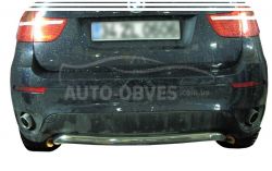 Захист заднього бампера BMW X6 - тип: П-образна фото 0