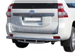 Toyota Prado 150 rear bumper protection фото 0