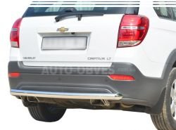 Захист заднього бампера Chevrolet Captiva 2011-2020 - тип: одинарна труба фото 0