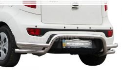 Kia Soul rear bumper protection - type: full фото 0
