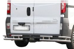 Rear bumper protection Vivaro, Trafic, Primastar - type: double corners фото 0