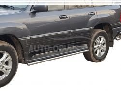 Protection of standard threshold for Lexus LX 470 фото 0