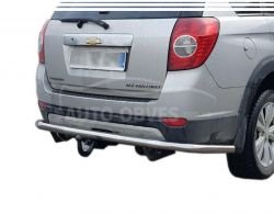 Chevrolet Captiva rear bumper protection - type: full bumper lining фото 0