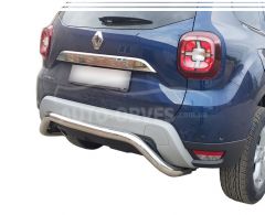 Rear bumper protection Duster 2018-... - type: U-shaped фото 0