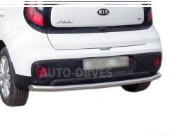 Kia Soul rear bumper protection - type: single pipe, on order 7-10 days фото 0