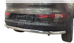 Kia Sportage rear bumper protection - type: single pipe фото 0