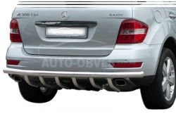 Rear bumper protection Mercedes ML 164 - type: tube with corners фото 0