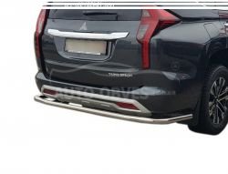 Rear bumper protection Mitsubishi Pajero Sport 2020-… - type: Ø60mm фото 0