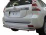 Toyota Prado 150 rear bumper protection - type: single pipe d:76 mm фото 0