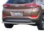 Rear bumper protection Hyundai Tucson 2015-2019 - type: single pipe фото 0