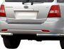 Rear bumper protection Kia Sorento I - type: single corners фото 0