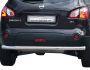 Rear bumper protection Nissan Qashqai 2007-2014 - type: single pipe фото 1