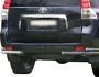 Toyota Prado 150 rear bumper protection - type: double corners фото 3