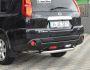 Nissan X-Trail rear bumper protection - type: U-shaped фото 2