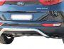 Rear bumper protection Kia Sportage IV - type: U-shaped фото 0