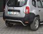 Renault Duster rear bumper protection - type: U-shaped фото 2