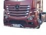 Защита переднего бампера Mercedes Actros MP4 - доп услуга: установка диодов - тип: v2 фото 1