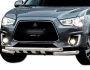 Защита бампера Mitsubishi ASX 2013-2016 - тип: модельная, с пластинами фото 0