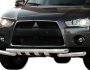 Защита бампера Mitsubishi Outlander XL 2010-2012 - тип: модельная, с пластинами фото 0