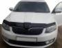 Дефлектор капота мухобойка Skoda Octavia A7 2012-2017 - тип: турция фото 3