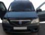 Дефлектор капота мухобойка Dacia Logan MCV 2005-2012 - тип: турция фото 3