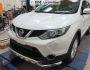 Bumper protection Nissan Qashqai 2014-2017 - type: model with plates фото 2